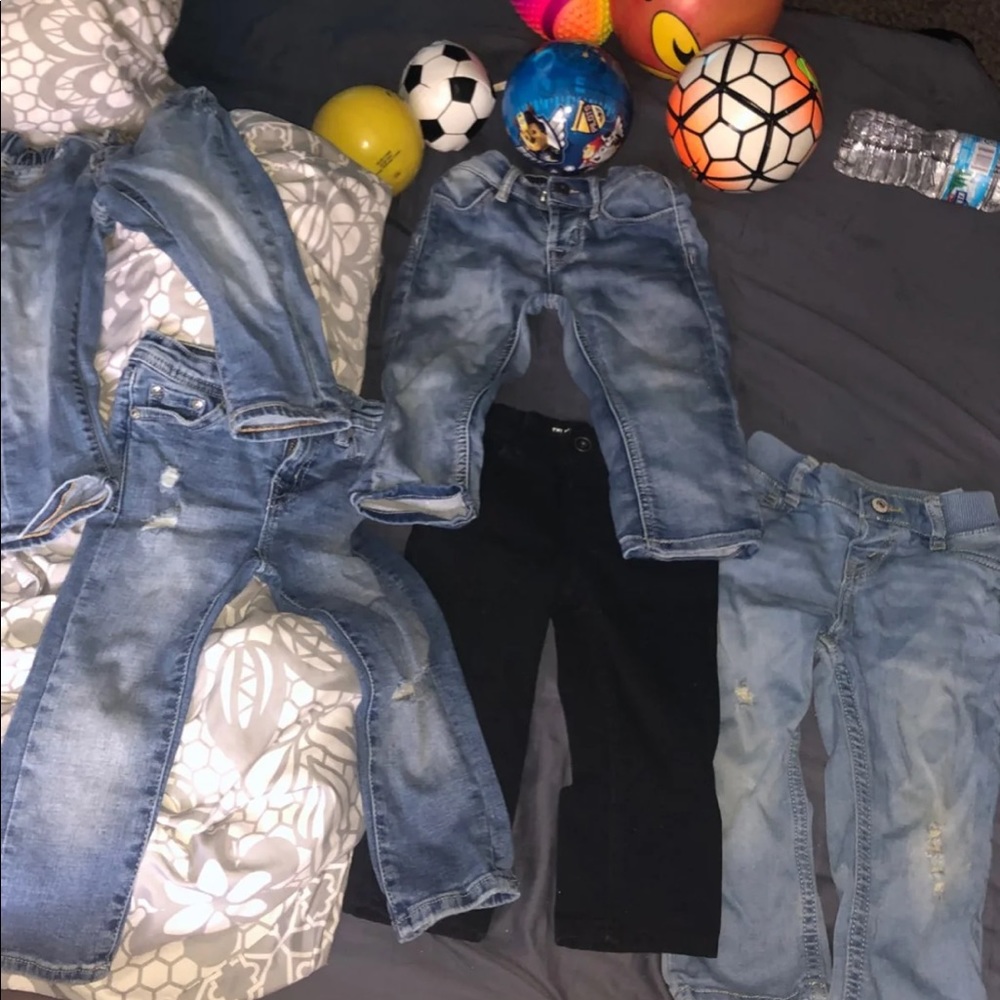 Lot of name brand jeans 18-24 months and 24 month